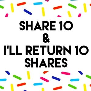Share mines and I'll share yours. Just leave a comment